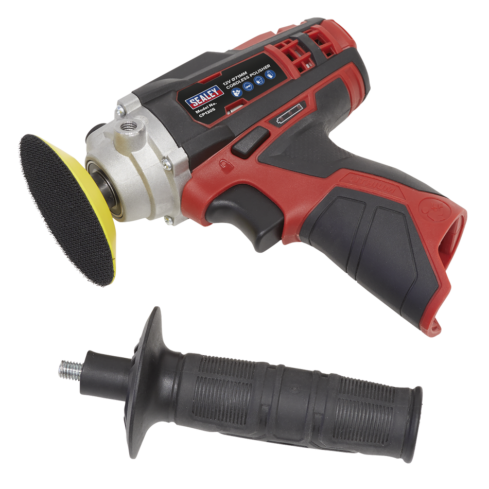 Sealey CP1205KIT 12V SV12 Series 71mm Cordless Polisher Kit - 2 Batteries