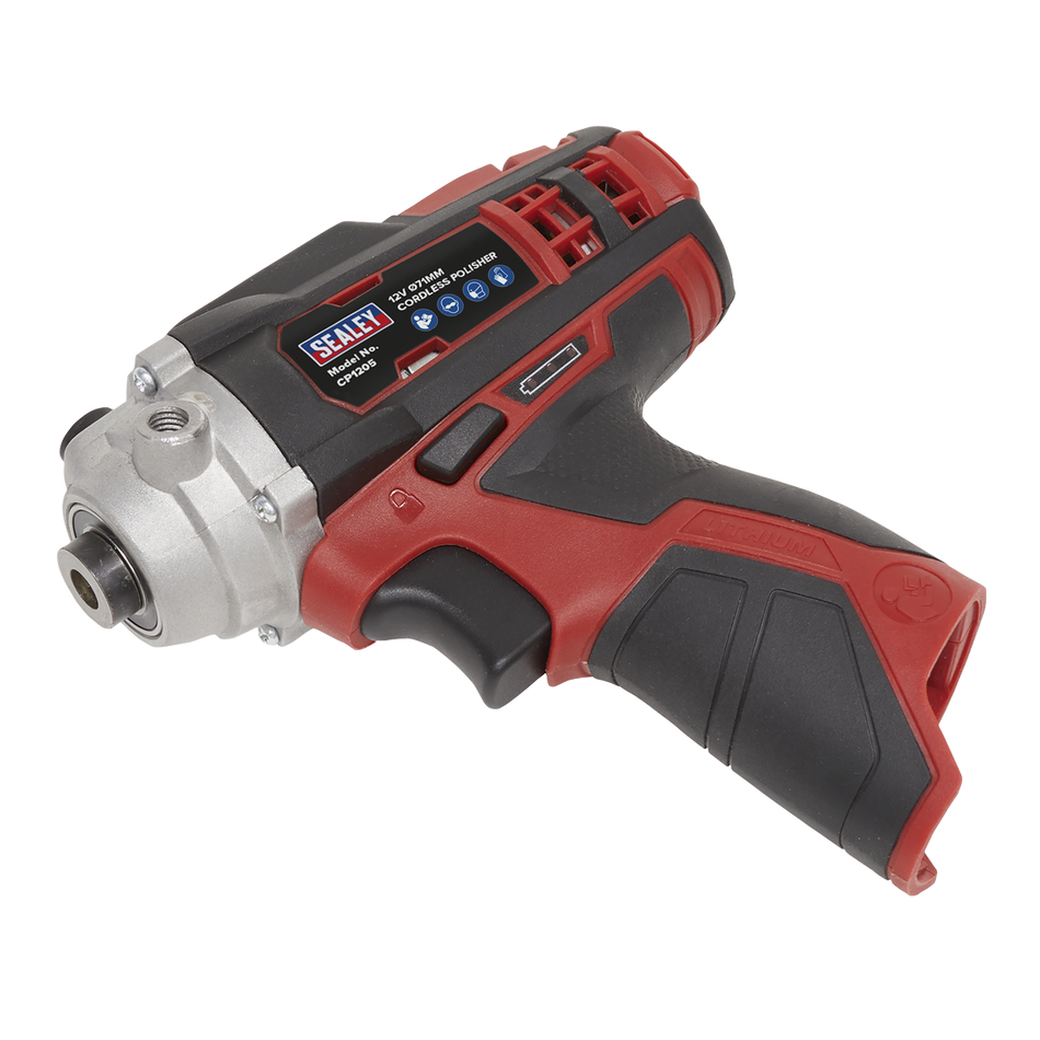 Sealey CP1205 12V SV12 Series 71mm Cordless Polisher - Body Only