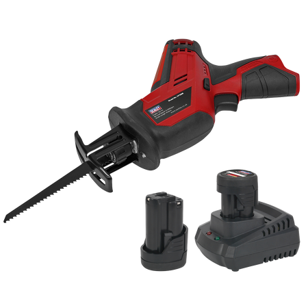Sealey CP1208KIT 12V SV12 Series Cordless Reciprocating Saw - 2 Batteries
