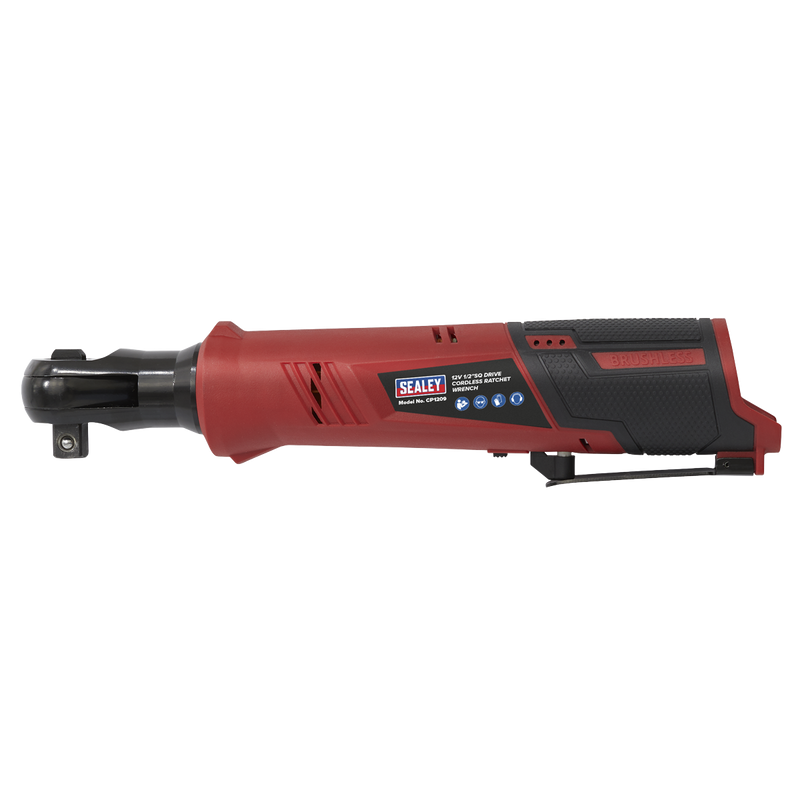 Sealey CP1209 12V SV12 Series 1/2"Sq Drive Cordless Ratchet Wrench 80Nm - Body Only