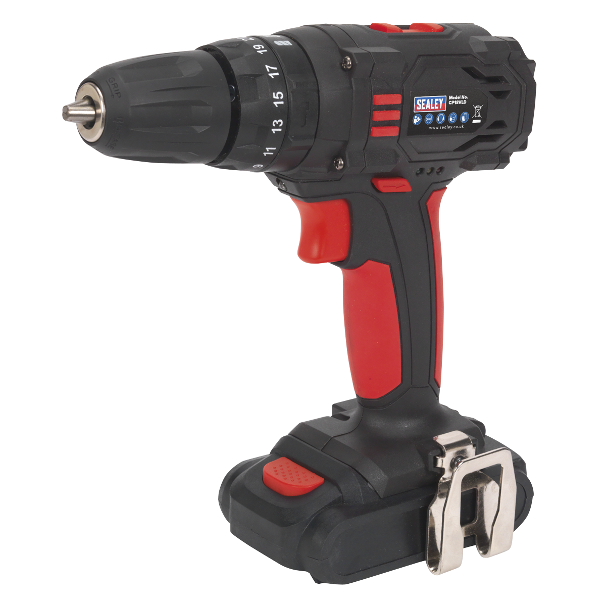 Sealey CP18VLD 18V 10mm Cordless Hammer Drill/Driver