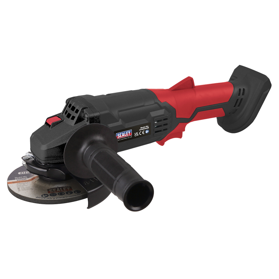 Sealey CP20VAGB 20V SV20 Series 115mm Cordless Angle Grinder - Body Only