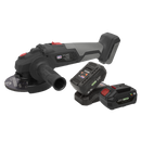 Sealey CP20VAGXKIT 20V SV20 Series Brushless Angle Grinder Kit - 2 Batteries