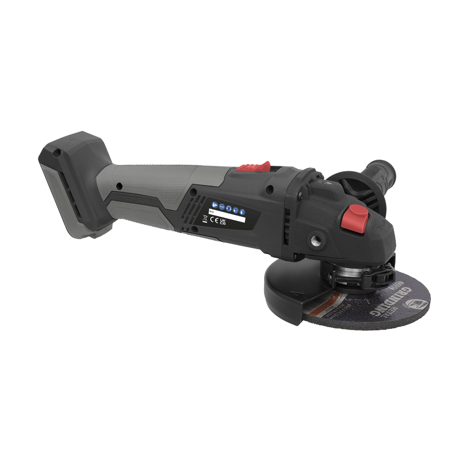 Sealey CP20VAGX 20V SV20 Series 115mm Brushless Angle Grinder - Body Only
