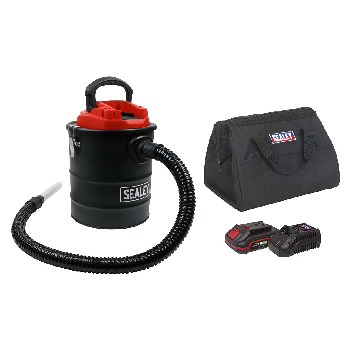Sealey CP20VAVKIT1 20V 2Ah SV20 Series 15L Handheld Ash Vacuum Cleaner Kit