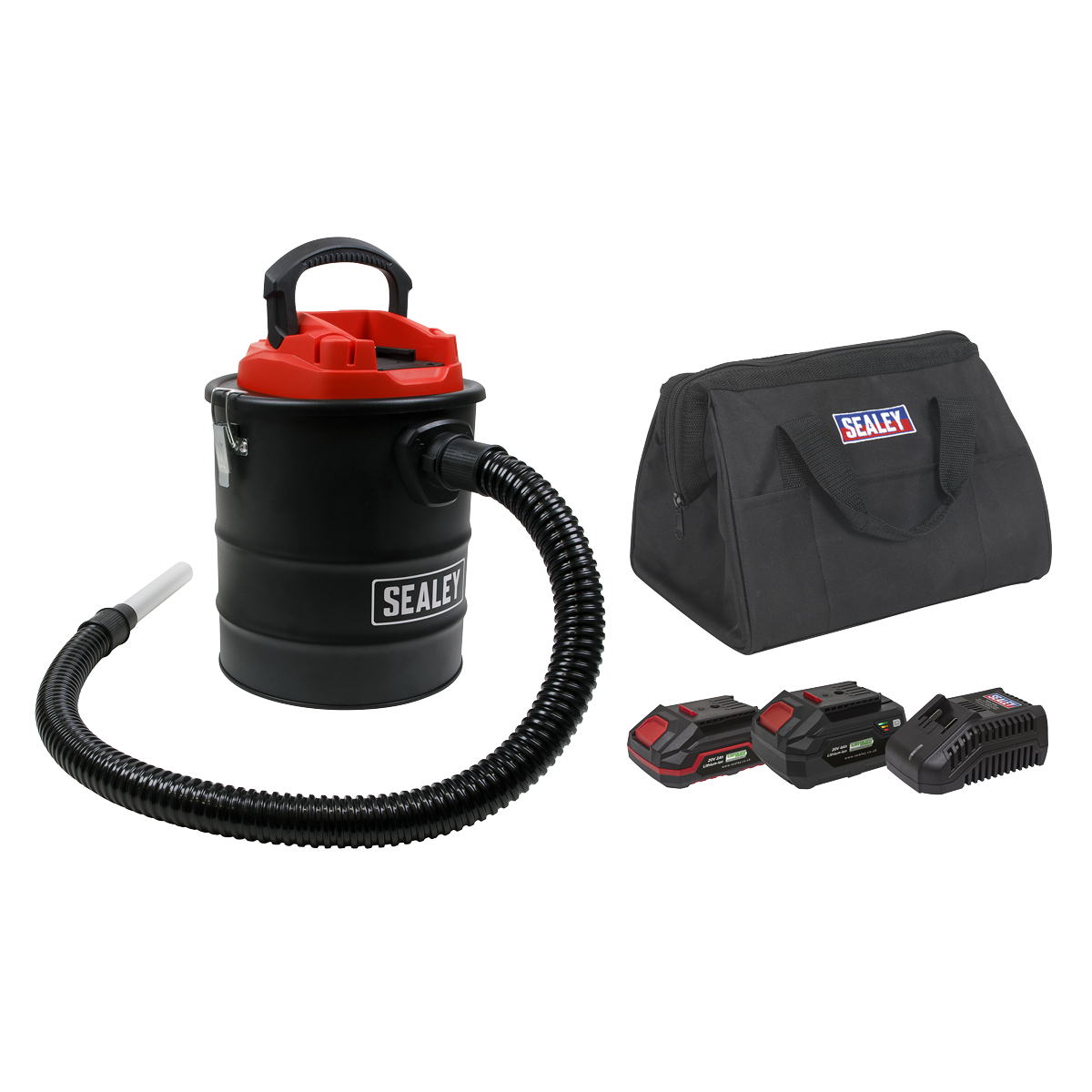 Sealey CP20VAVKIT 20V SV20 Series 15L Handheld Ash Vacuum Cleaner Kit - 2 Batteries
