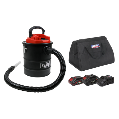 Sealey CP20VAVKIT 20V SV20 Series 15L Handheld Ash Vacuum Cleaner Kit - 2 Batteries