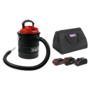 Sealey CP20VAVKIT 20V SV20 Series 15L Handheld Ash Vacuum Cleaner Kit - 2 Batteries