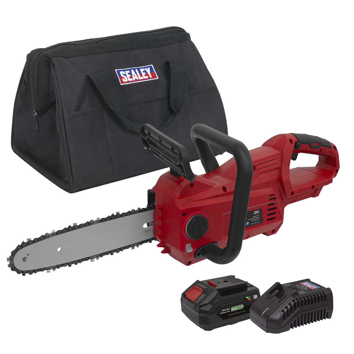 Sealey CP20VCHSKIT1 20V 4Ah SV20 Series 25cm Cordless Chainsaw Kit