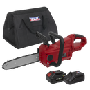 Sealey CP20VCHSKIT1 20V 4Ah SV20 Series 25cm Cordless Chainsaw Kit