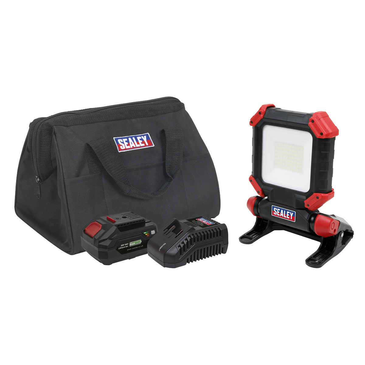 Sealey CP20VCLKIT1 20V 4Ah SV20 Series Cordless SMD LED 1800lm Work Light Kit