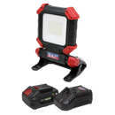 Sealey CP20VCLKIT1 20V 4Ah SV20 Series Cordless SMD LED 1800lm Work Light Kit