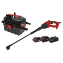 Sealey CP20VCOMBO11 2 x 20V SV20 Series Cordless Car Cleaning Combo Kit - 2 Batteries