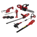 Sealey CP20VCOMBO15 6 x 20V SV20 Series Garden Maintenance Combo Kit - 2 Batteries