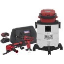 Sealey CP20VCOMBO5 SV20 Series 3 Tool Vac Combo - 2 Batteries