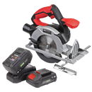 Sealey CP20VCSKIT 20V SV20 Series 150mm Circular Saw Kit - 2 Batteries