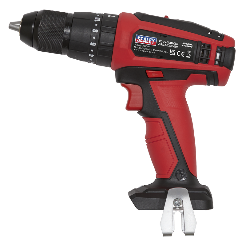 Sealey CP20VDD 20V SV20 Series Ø13mm Hammer Drill/Driver - Body Only