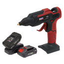 Sealey CP20VGGKIT 20V SV20 Series Cordless Glue Gun Kit - 2 Batteries