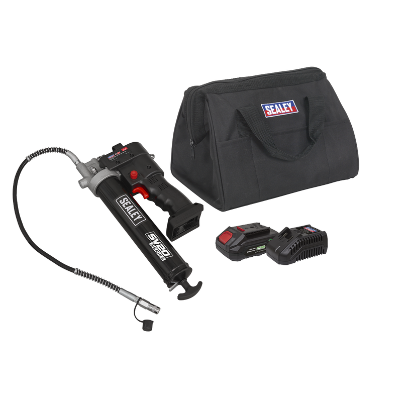 Sealey CP20VGRGKIT1 20V 2Ah SV20 Series Grease Gun Kit
