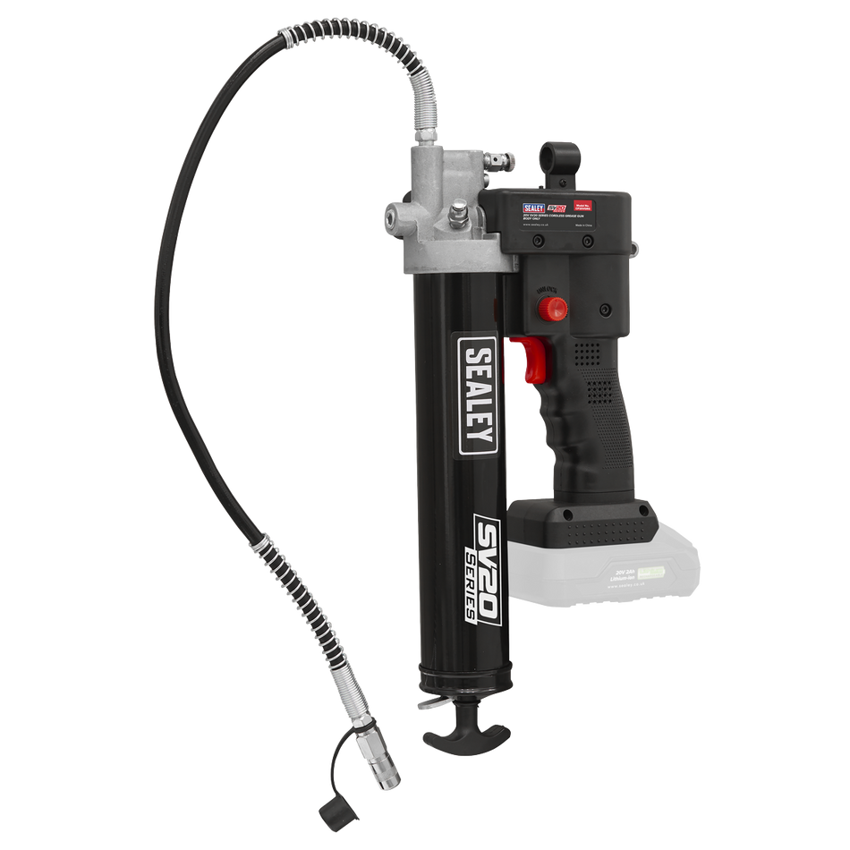 Sealey CP20VGRGKIT Sealey 20V SV20 Series Grease Gun Kit - 2 Batteries