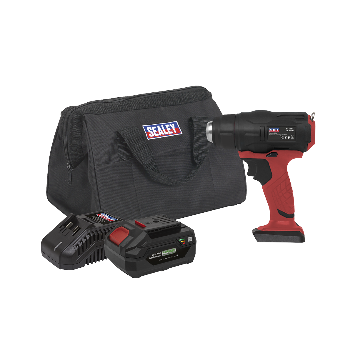 Sealey CP20VHGKIT 20V SV20 Series Cordless Hot Air Gun Kit