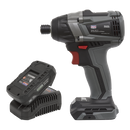 Sealey CP20VIDXKIT1 20V 2Ah SV20 Series 1/4"Hex Brushless Impact Driver Kit