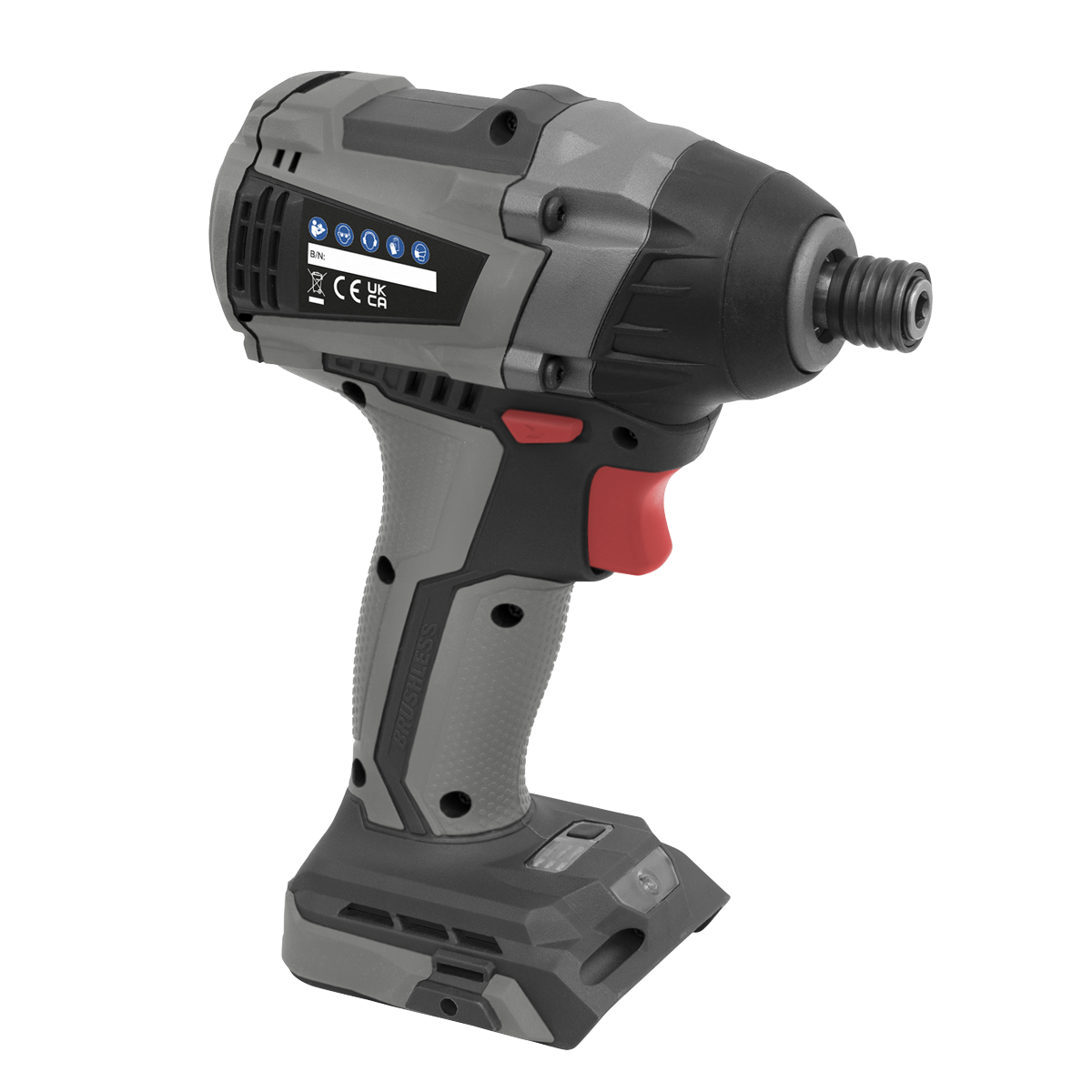 Sealey CP20VIDX 20V SV20 Series 1/4"Hex Brushless Impact Driver 200Nm - Body Only