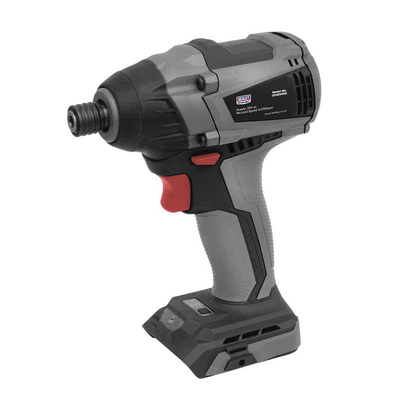 Sealey CP20VIDX 20V SV20 Series 1/4"Hex Brushless Impact Driver 200Nm - Body Only