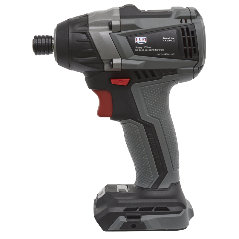 Sealey CP20VIDX 20V SV20 Series 1/4"Hex Brushless Impact Driver 200Nm - Body Only