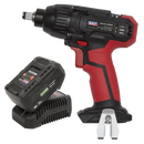 Sealey CP20VIWKIT1 20V 4Ah SV20 Series 1/2"Sq Drive Impact Wrench Kit 230Nm