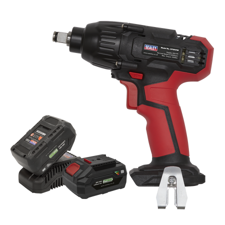 Sealey CP20VIWKIT 20V SV20 Series 1/2"Sq Drive Impact Wrench 230Nm - 2 Batteries