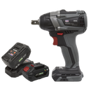 Sealey CP20VIWXKIT 20V SV20 Series 1/2"Sq Drive Brushless Impact Wrench Kit 300Nm - 2 Batteries