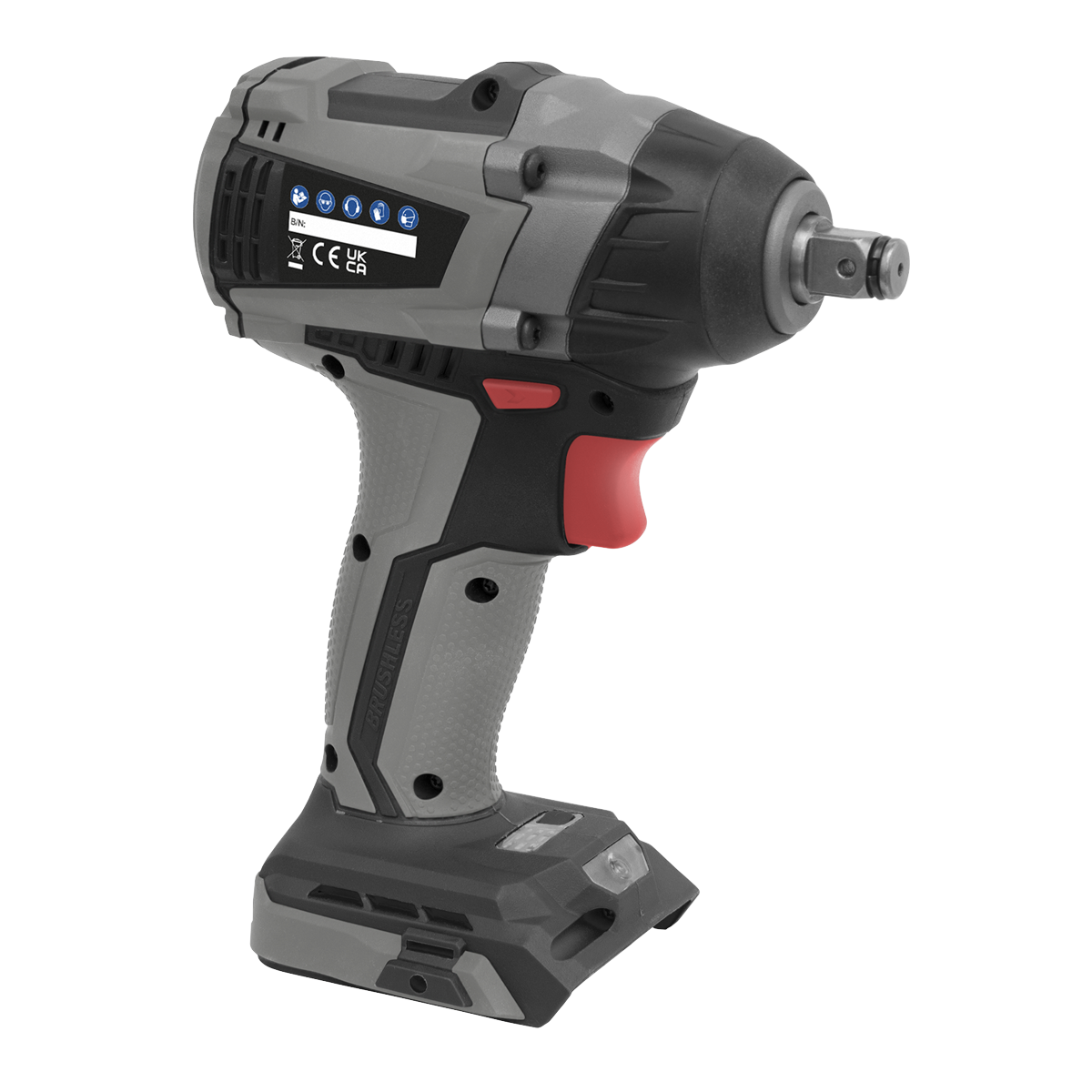 Sealey CP20VIWX 20V SV20 Series 1/2"Sq Drive Brushless Impact Wrench 300Nm - Body Only