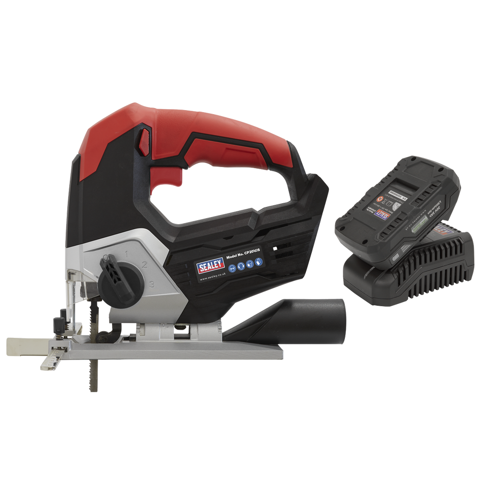 Sealey CP20VJSKIT1 20V 2Ah SV20 Series Cordless Jigsaw Kit
