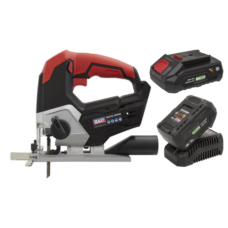 Sealey CP20VJSKIT 20V SV20 Series Cordless Jigsaw Kit - 2 Batteries