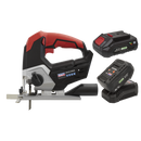 Sealey CP20VJSKIT 20V SV20 Series Cordless Jigsaw Kit - 2 Batteries