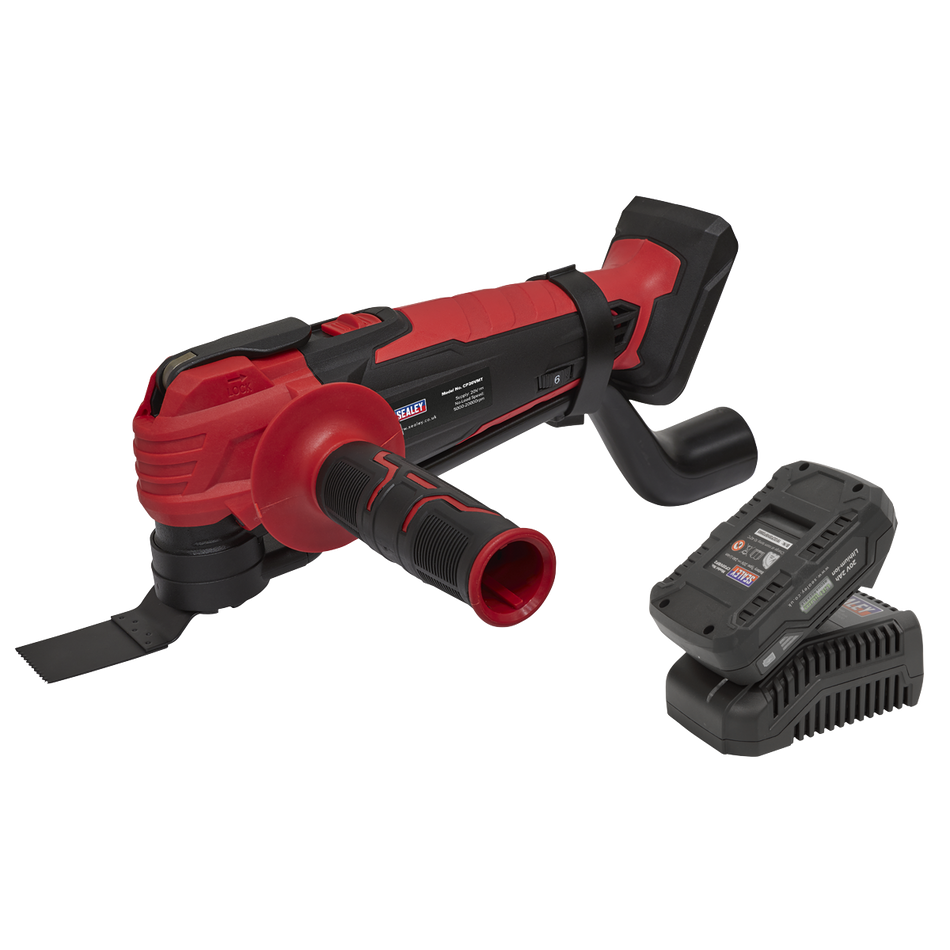 Sealey CP20VMTKIT1 20V 2Ah SV20 Series Cordless Oscillating Multi-Tool Kit