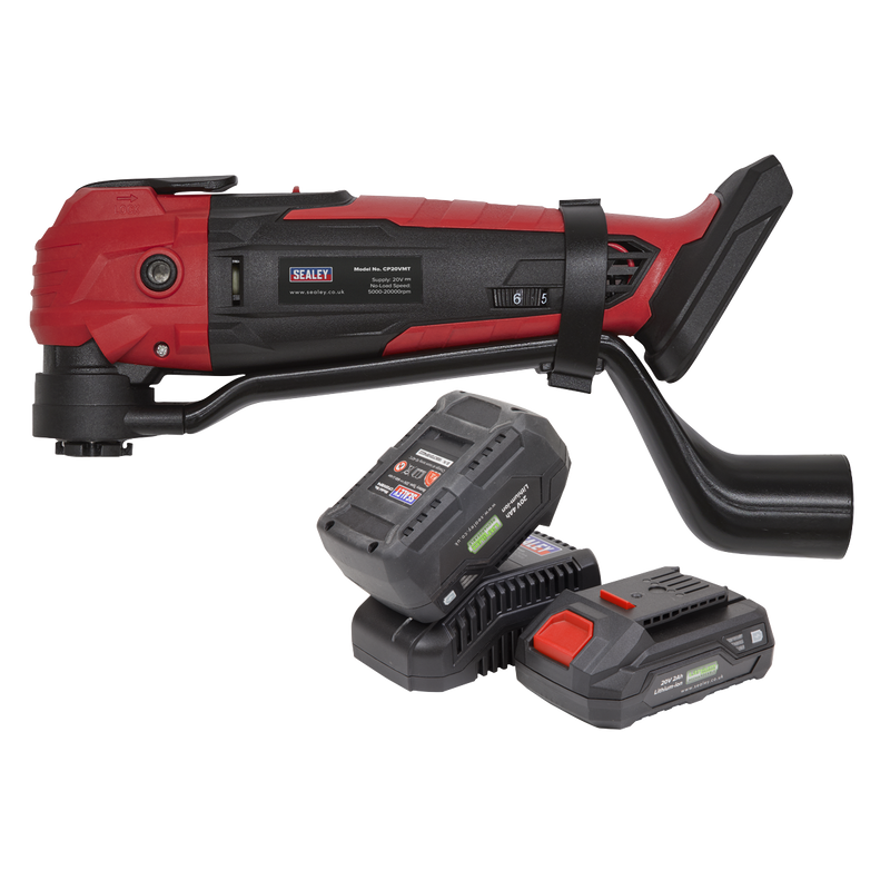 Sealey CP20VMTKIT 20V SV20 Series Cordless Oscillating Multi-Tool Kit - 2 Batteries