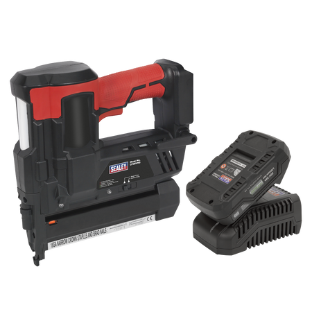 Sealey CP20VNGKIT1 20V 2Ah SV20 Series 18G Lithium-ion Cordless Nail/Staple Gun