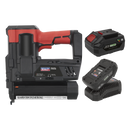 Sealey CP20VNGKIT 20V SV20 Series 18G Cordless Staple/Nail Gun Kit - 2 Batteries