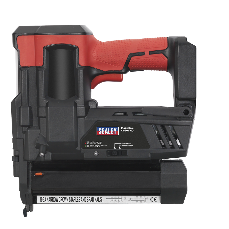 Sealey CP20VNG 20V SV20 Series 18G Cordless Staple/Nail Gun - Body Only