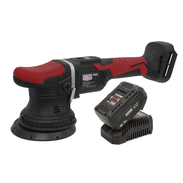 Sealey CP20VOPKIT 20V SV20 Series 125mm Cordless Orbital Polisher Kit