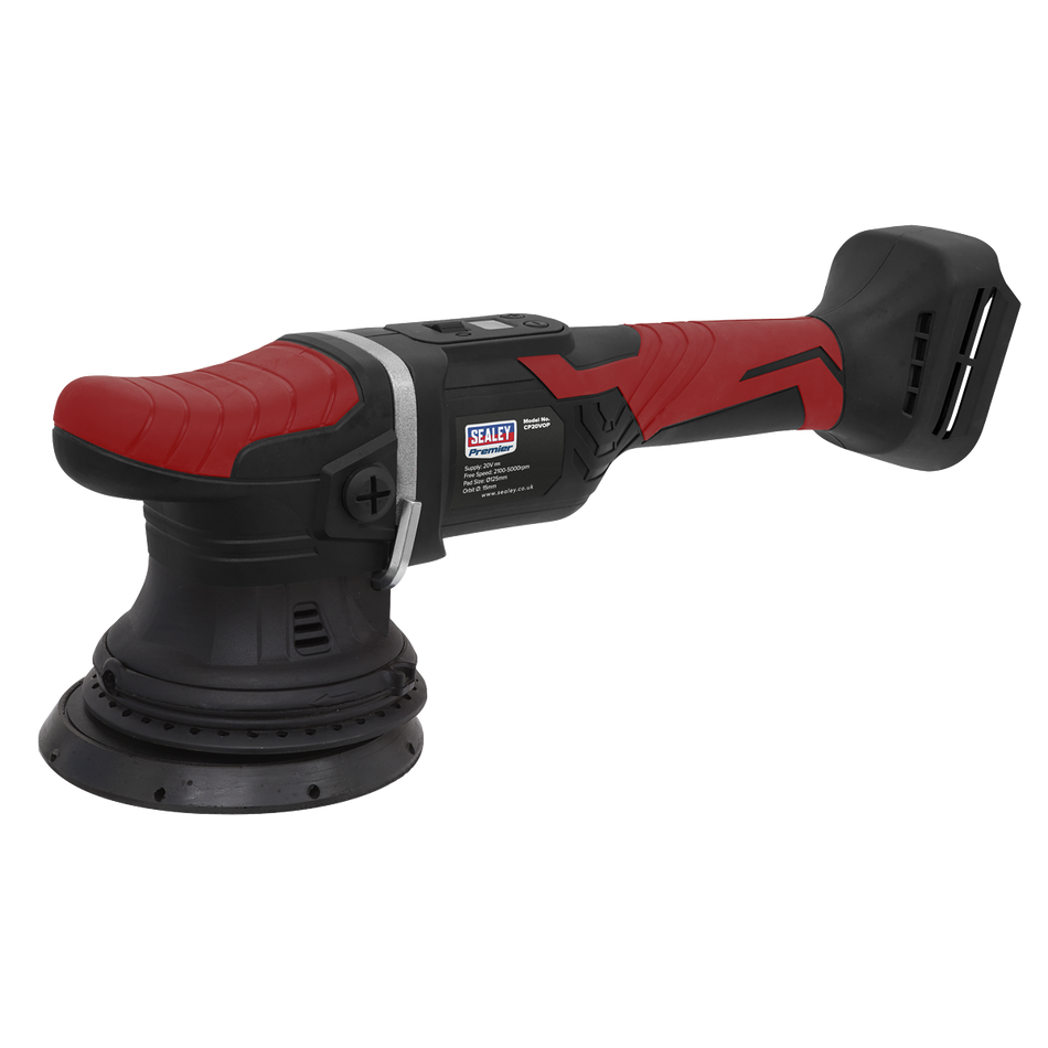 Sealey CP20VOPKIT2 20V SV20 Series 125mm Cordless Orbital Polisher Kit - 2 Batteries
