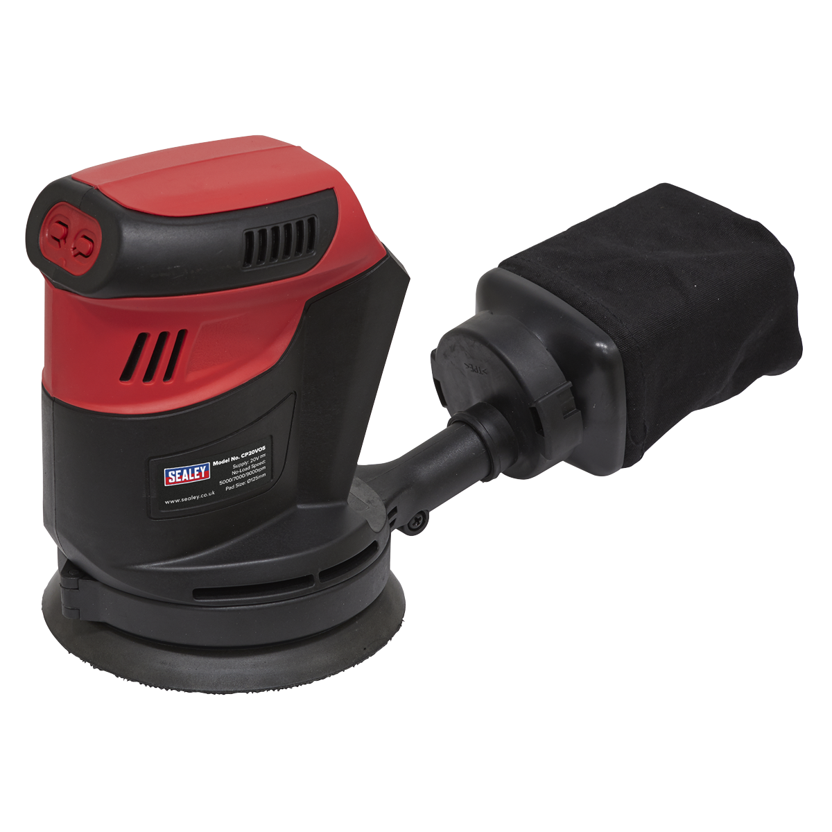 Sealey CP20VOS 20V SV20 Series 125mm Random Orbital Palm Sander - Body Only