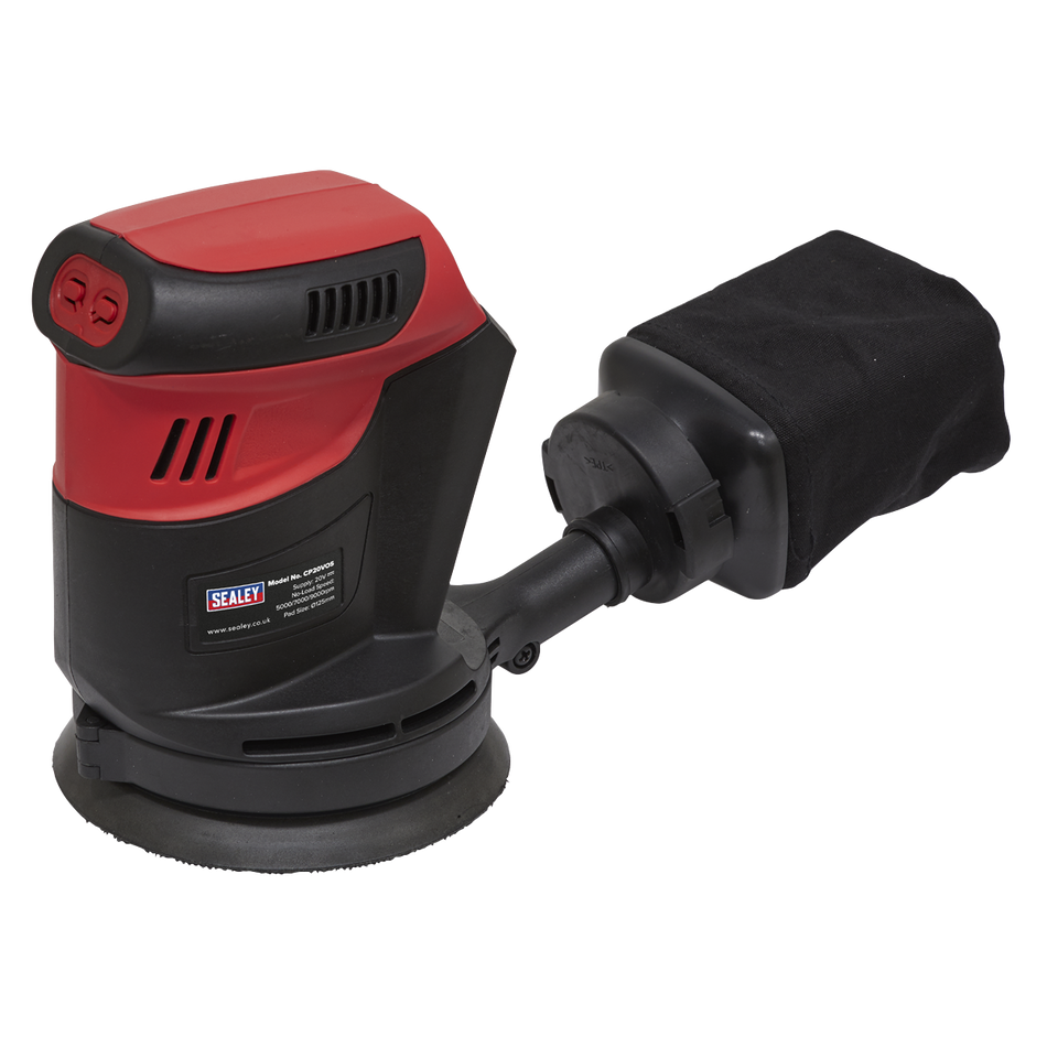 Sealey CP20VOS 20V SV20 Series 125mm Random Orbital Palm Sander - Body Only