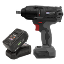 Sealey CP20VPIWKIT1 20V SV20 Series 4Ah 1/2"Sq Drive Brushless Impact Wrench Kit 700Nm