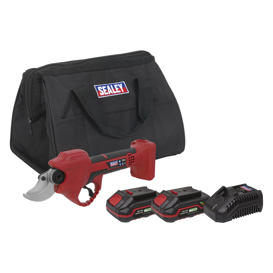 Sealey CP20VPSKIT 20V 2Ah SV20 Series Cordless Pruning Shears Kit - 2 Batteries