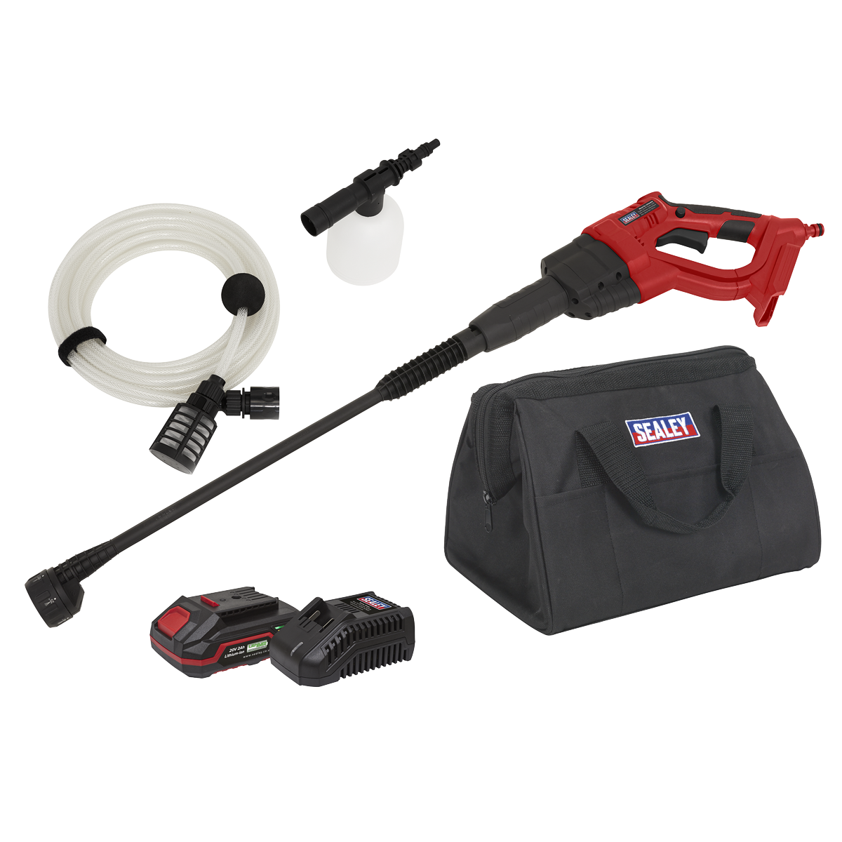 Sealey CP20VPWKIT1 20V 2Ah SV20 Series Cordless Pressure Washer Kit