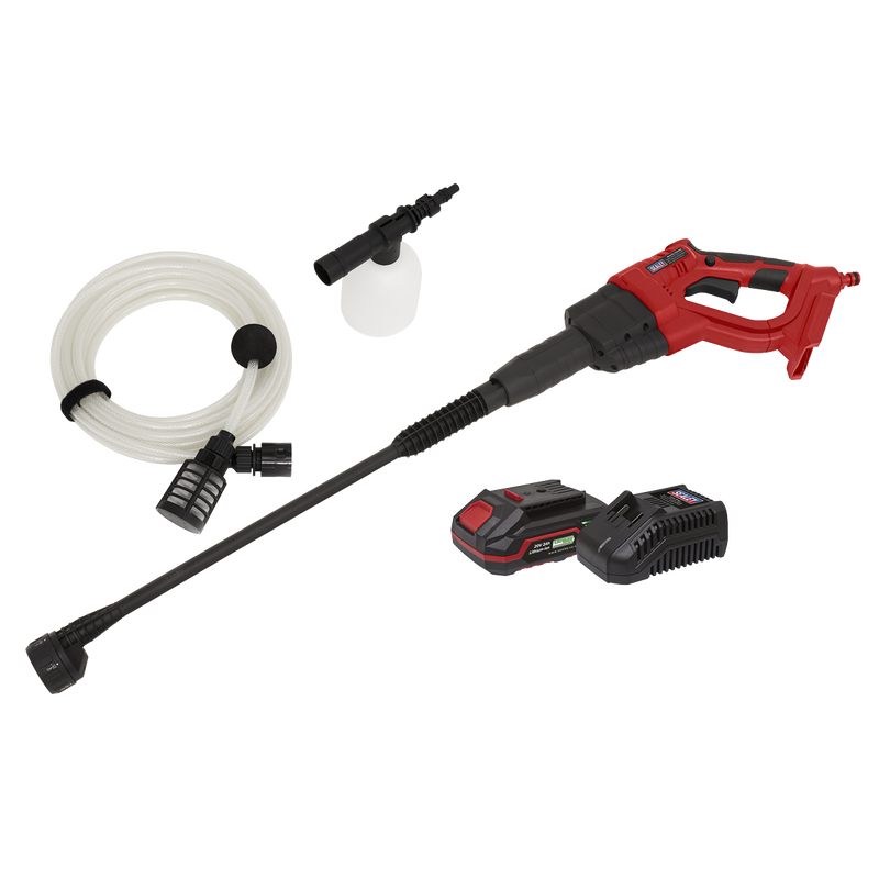 Sealey CP20VPWKIT1 20V 2Ah SV20 Series Cordless Pressure Washer Kit