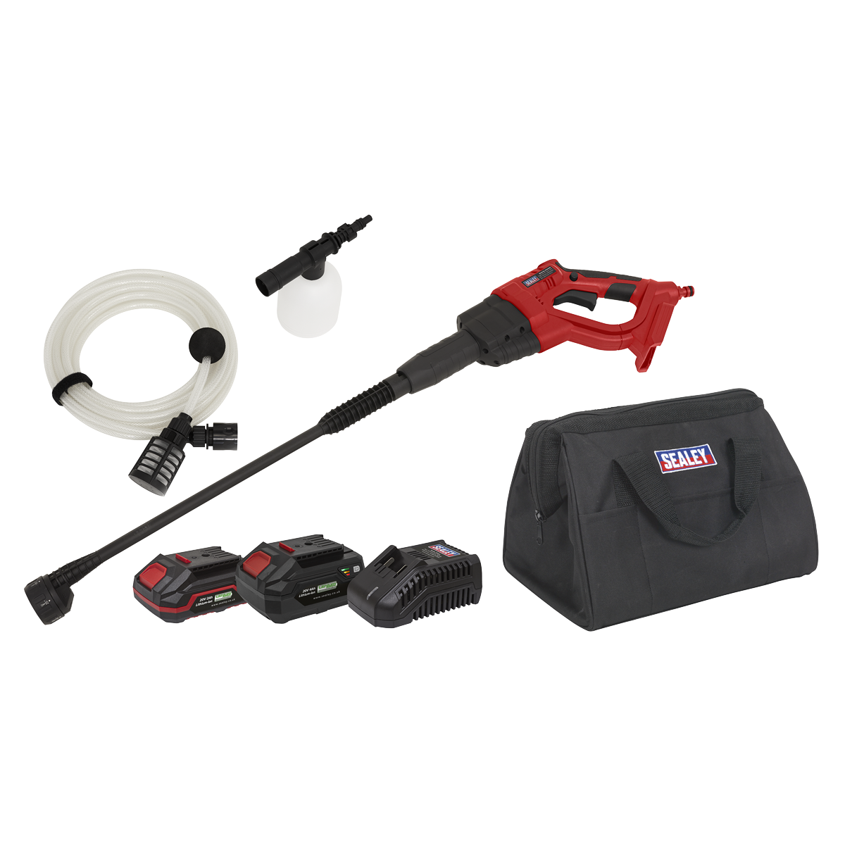 Sealey CP20VPWKIT 20V SV20 Series Cordless Pressure Washer Kit - 2 Batteries